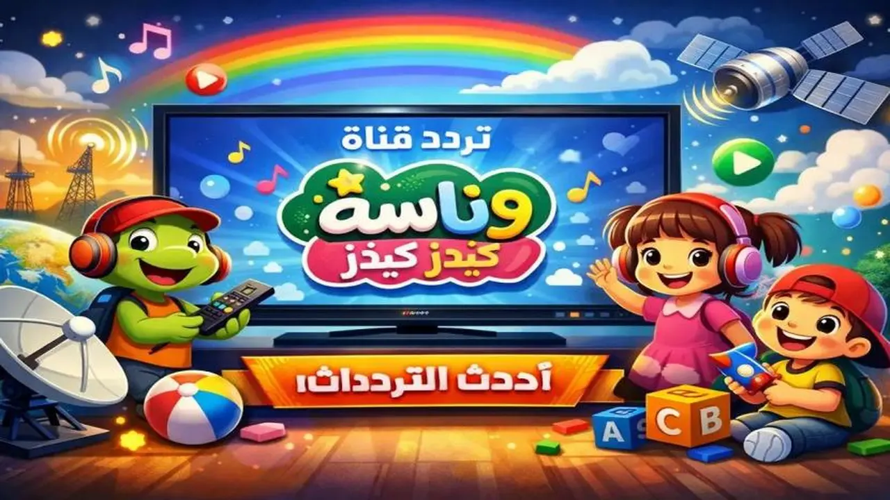 تحديثات إشارة تردد قناة وناسة كيدز الجديد على قمري نايل سات وعرب سات